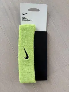 新品Nike ヘッドバンド 蛍光グリーン