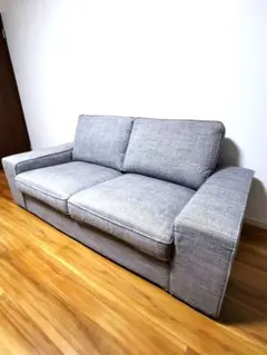 IKEA KIVIC シービック 2人掛け ソファー イケア グレー