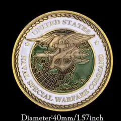 米海軍 特殊部隊 偵察専門チーム1 SRT-1 チャレンジコイン 米海軍 特殊部隊 偵察専門チーム1 SRT-1 チャレンジコイン