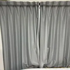 遮光カーテン グレー 防音 140x190cm 2枚1組
