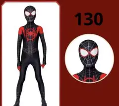 130マイルススパイダーマン　子供キッズコスプレ　仮装服