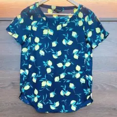 BANANA REPUBLIC レモン柄シャツ XS
