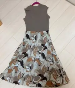 ワンピース　ノースリーブ