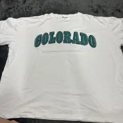 COLORADO プリント Tシャツ ホワイト　プロフィール確認