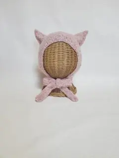 猫耳ボンネットMサイズ