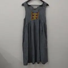 【週末限定値下げ】(14) Malaika ノースリーブロングワンピース グレー