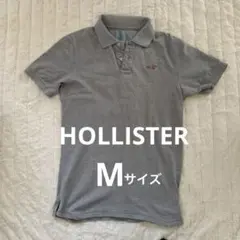 HOLLISTER ホリスター メンズポロシャツ Mサイズ グレー 古着