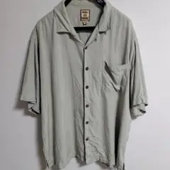 90〜00s トミーバハマ 開襟 アロハ キューバシャツ シルク XL ゆったり