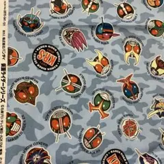 仮面ライダーシリーズ はぎれ 生地 特撮 1971-2023