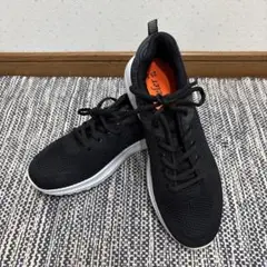新品・未使用　spieler スニーカー　メッシュ アッパー ブラック　黒　紐