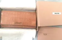 miumiu 長財布 ピンク 箱 財布 正規品 レディース