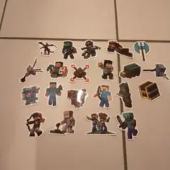 【21枚】Minecraft等 キャラクター ステッカーセット
