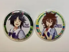 ウマ娘プリティーダービー新時代の扉 缶バッジ アグネスタキオン　フジキセキ