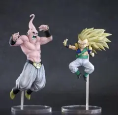 ドラゴンボール　リペイント　フィギュア　ゴテンクス　魔人ブウ　マッチメーカーズ MATCH MAKERS 超サイヤ人ゴテンクスvs魔人ブウ イラスト風