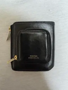 PORTER ガール　二つ折り財布 ブラック