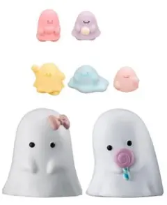 おばけのフィギュアまとめ売りセット♥人形おもちゃゴーストユウレイ幽霊ガチャ