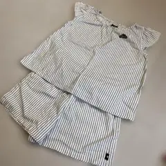 AIMABLE ストライプ 半袖Tシャツ 110セットアップ