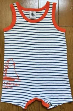 プチバトー　ロンパース 6m 67cm PETIT BATEAU