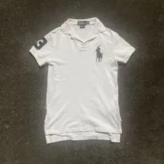 美品 RALPH LAUREN ビックポニー 白 xsサイズ
