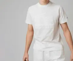 ラコステ LACOSTE ビッグロゴ Tシャツ 半袖 鹿の子 白