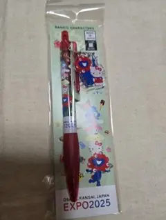 ミャクミャク サンリオコラボ　ハローキティ ボールペン　万博