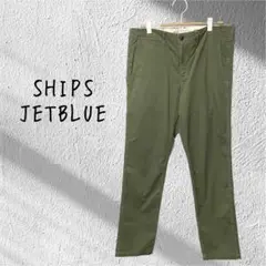 SHIPS JETBLUE シップス ジェットブルーチノパン オリーブ 日本製