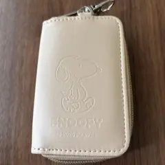 SNOOPY キーケース ベージュ
