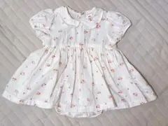 H&M 花柄ホワイト ワンピース