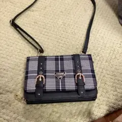 ERHANA LUV チェック柄ショルダーバッグ