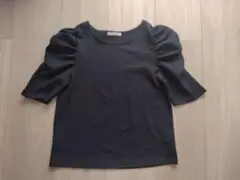 エヘカソポ　黒　カットソー
