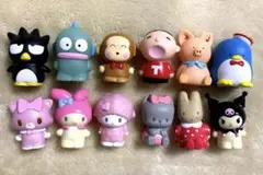 サンリオ 指人形 ソフビ マスコット 12点 シークレット込み