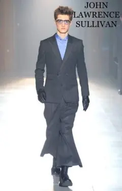 JOHN LAWRENCE SULLIVAN タックワイドパンツ ウール