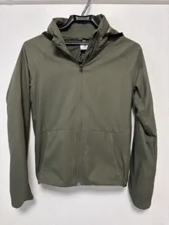 NIKE ドライフィット フード付きオリーブウィンドブレーカー