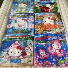 キティご当地ミニタオル　開封未使用品6枚
