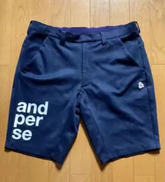 and per se アンパスィスウェット風ハーフパンツL