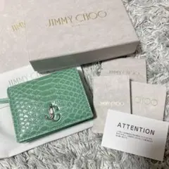 JIMMY CHOO HANNE 折り財布 パイソン