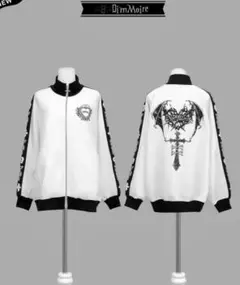 ディムモアール ロゴプリントジャージトップス【White】 XL ディムモアール ロゴプリントジャージトップス【White】 XL