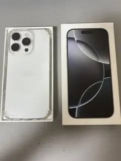 超美品 iPhone16 Pro 256GB ホワイトチタニウム SIMフリー