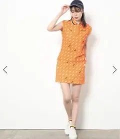 ⭐︎ジュンアンドロペ 新品未使用品　モノグラム柄プリントAラインスカート