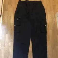 ブラック カーゴパンツ ジッパーポケット付き3XL