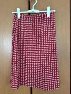 最終価格（307）オリーブデオリーブ　ちりめん風スカート　日本製
