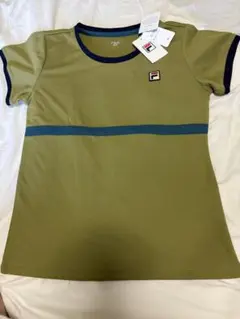 FILA VL2366 オリーブグリーン Tシャツ M