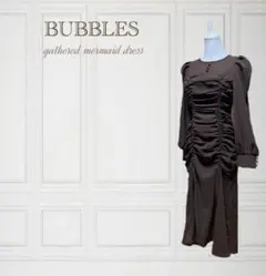 BUBBLES ギャザーマーメイドワンピース