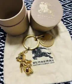 BURBERRY クマチャーム キーホルダー