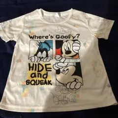 Disney・ミッキーマウス子供用Tシャツ白150