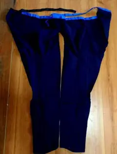 股引　藍色
