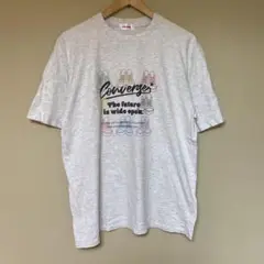 tシャツ CONVERSE カラフルシューズプリントBIGＴシャツ 霜降り