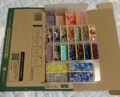 ビーズセット 仕切り付き収納ケース