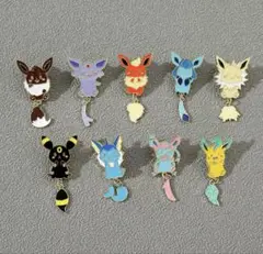 ポケモン☆ブイズ☆しっぽ☆ピンバッジ☆9 点セット☆コンプリート