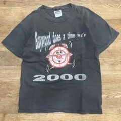 Baywood does a time warp Tシャツ M墨黒　ビンテージ